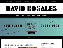 Tablet Screenshot of davidrosalesmusic.com